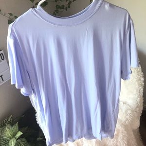 periwinkle lululemon shirt!